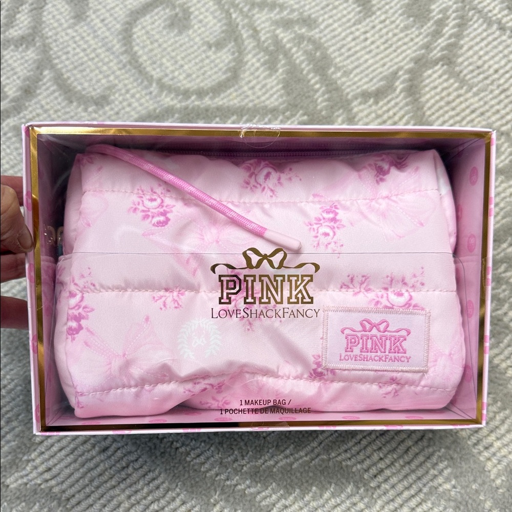LoveShackFancy Blush Pink Cosmetic Case